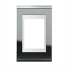 refinatto placa 4x2 3 posições concept branco/titanio - weg refinatto placa 4x2 3 posições concept branco/titanio - weg