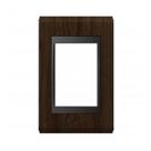 refinatto placa 4x2 3 posições concept preto/tabaco fosc - weg