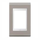 refinatto placa 4x2 3 posições style branco/argila - weg refinatto placa 4x2 3 posições style branco/argila - weg