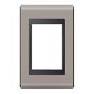 refinatto placa 4x2 3 posições style preto/argila - weg refinatto placa 4x2 3 posições style preto/argila - weg