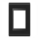 refinatto placa 4x2 3 posições style preto - weg