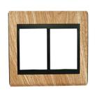 refinatto placa 4x4 6 pos concept preto/avelã - weg refinatto placa 4x4 6 pos concept preto/avelã - weg
