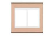 refinatto placa 4x4 6 posições concept branco/rose gold - weg refinatto placa 4x4 6 posições concept branco/rose gold - weg