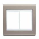 refinatto placa 4x4 6 posições style branco/argila - weg refinatto placa 4x4 6 posições style branco/argila - weg