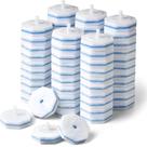Refis para escova sanitária LosKremari, pacote com 60 unidades, espuma de limpeza Refis para escova sanitária LosKremari, pacote com 60 unidades, espuma de limpeza