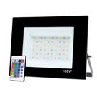 Refletor 100w Rgb Colorido Holofote Led Bivolt Refletor 100w Rgb Colorido Holofote Led Bivolt