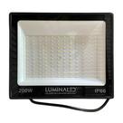 Refletor 200w 6500k Luz Fria Ip 66 Bivolt Casa Varanda Slim Garagem Pátio Terraço