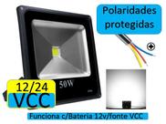 Refletor 50w 12v 24v Uso Solar /auto Veicular