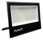 Refletor Avant LED Slim 400W Preto Bivolt 6500 K - Branco Frio