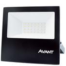 Refletor Avant Led Slim Preto 30W Bivolt 3000K Luz Amarela Refletor Avant Led Slim Preto 30W Bivolt 3000K Luz Amarela
