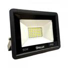 Refletor De Led Opalux 50W. 6500K. 4000Lm Ip66 Preto Bivolt - 504