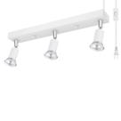 Refletor de teto LED de 3 luzes Bricosmocon para iluminação de trilhos