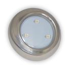 Refletor hiper led 6w inox rgb - brustec Refletor hiper led 6w inox rgb - brustec