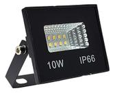 Refletor Holofote 10w Smd Branco Frio Aprova D'agua Bivolt