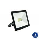 Refletor Holofote Compacto Slim LED SMD 20W Branco Frio 6500K A Prova D'água IP65