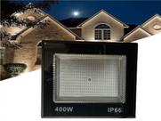 Refletor Holofote LED 400w Branco Frio Ip66 a prova dagua