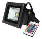 Refletor Holofote Led Rgb 10w Bivolt Com Memória Interna Refletor Holofote Led Rgb 10w Bivolt Com Memória Interna