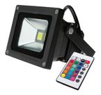 Refletor Holofote Led Rgb 10w Bivolt Com Memória Interna