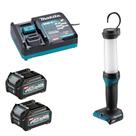 Refletor Lanterna Led 18V 40V ML002G 2x 2.0Ah Makita 220v