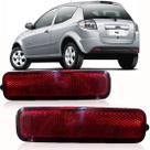 Refletor Lanterna Parachoque Ford Ka 2012 A 2014 Vermelho