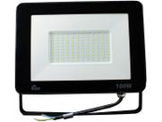 Refletor led 100w 6500k preto bivolt