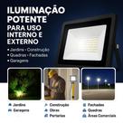 Refletor LED 100W Bivolt Potente Econômico Resistente Holofote Interno Externo Jardim IP66 6500K LED