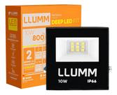 Refletor Led 10w Deep Fit 6500k Branco Frio Ip66 800 Lúmes