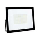 Refletor Led 200w Bivolt Preto Luz Branca Fria 6500k 15k lm