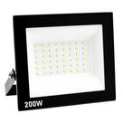 Refletor Led 200w Branco Frio Holofote Bivolt Refletor Led 200w Branco Frio Holofote Bivolt