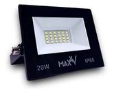 Refletor LED 20W Holofote Prova D'água Frio