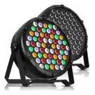 Refletor LED 60 LEDs 3 em 1 RGBW DMX Painel Digital Canhão de Luz Slim Strobo RO-60B Refletor LED 60 LEDs 3 em 1 RGBW DMX Painel Digital Canhão de Luz Slim Strobo RO-60B