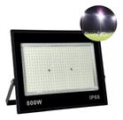 Refletor Led 800w Branco Frio Slim Bivolt Prova D'água Aaatop Ip66