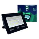 Refletor LED Alumínio 20W Slim IP66 Bivolt Iluminação Branca Fria 6500K, 1500 lm, Design Ultra Fino, Ideal para Áreas Externas e Internas Maxxy LED