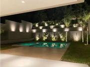 Refletor Led Arandela 100w Externa Parede Fachada Branco