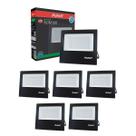 Refletor Led Avant 100w Luz Verde Bivolt Preto 5 Un