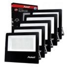 Refletor Led Avant 150W 6500k Bivolt Preto 5 Unidades