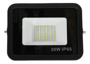 Refletor LED Branco Holofote Bivolt 30W 6500K Alta Luminosidade 36 Leds