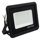 Refletor LED Branco Holofote Bivolt Alfacell 50W 48 Leds Resistente a Água