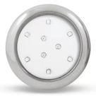 Refletor Led Branco Quente INOX 9W 80mm encaixe 25mm