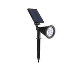 Refletor Led C/ Painel Solar E Espeto Para Jardim