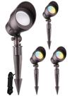 Refletor LED de paisagem LEONLITE 5W 12V à prova d'água, pacote com 4