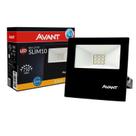 Refletor Led Holofote 10w Luz Amarela A Prova D'água Avant