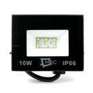 Refletor Led Holofote 10w Slim Branco Frio Bivolt 6500K Resistente a Água Ip66 - Epm Home