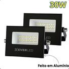 Refletor Led Holofote 30w Cor Da Carcaça Preto 110v/22