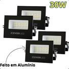 Refletor Led Holofote 30w Cor Da Carcaça Preto 110v/22