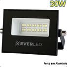 Refletor Led Holofote 30w Cor Da Carcaça Preto 110v/22