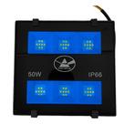 Refletor Led Holofote 50w Luz Azul Ip66 Linha Profissional