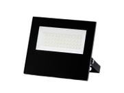 Refletor Led Holofote Taschibra 50W 3000K TRLED Slim Preto