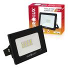 Refletor Led Pro Preto 20W Bivolt Branco Frio 6500K Refletor Led Pro Preto 20W Bivolt Branco Frio 6500K