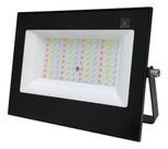 Refletor Led Rgb 100w Bivolt Ip65 Inspire 127/220v Preto Rgb